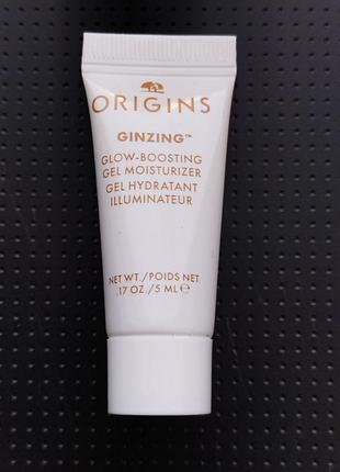 Увлажняющий крем-гель для сияющей кожи origins ginzing glow-boosting gel moisturizer pearl glow