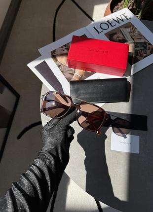 Сонцезахисні окуляри 🤎 saint laurent sl 545 002 leo/gold