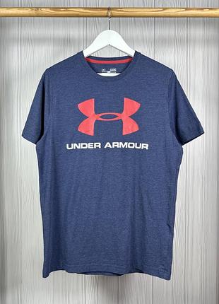 Under armour big logo оригінальна зручна футболка розмір s