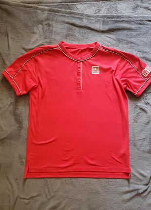 Футболка спортивна червона uniqlo. m