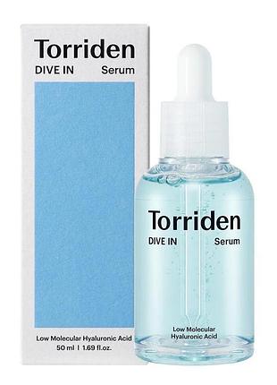 Сироватка з гіалуроновою кислотою torriden dive-in low molecule hyaluronic acid serum