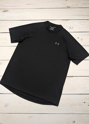 Чоловіча чорна легка спортивна футболка under armour андер армор оригінал