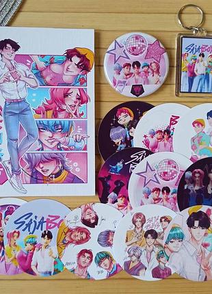 Набір saja boys kpop demon hunters 3 4 предметів (27858)