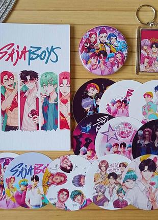Набір saja boys kpop demon hunters 3 4 предметів (27857)