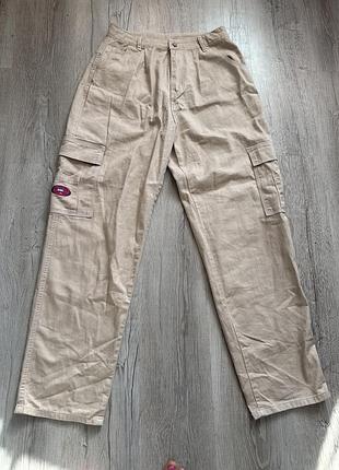 Джинси з накладними кишенями wake jeans l-xl