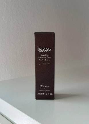 Гиалуроновый тонер для лица с экстрактом черного риса haruharu wonder black rice hyaluronic toner
