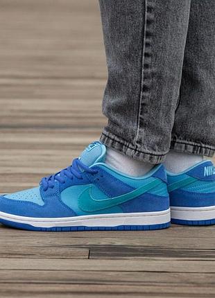 Женские кроссовки nike sb dunk blue / smb+ 🔗