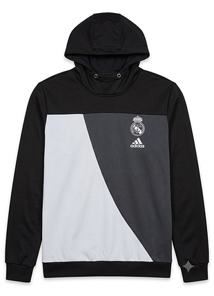 Мужское худи adidas real madrid с капюшоном (размер l)