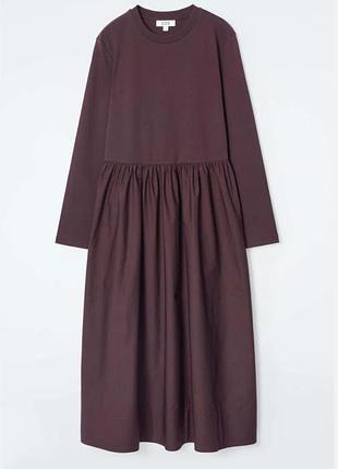 Платье женское миди cos бордо s/m