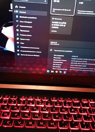 Игровой ноутбук acer i7