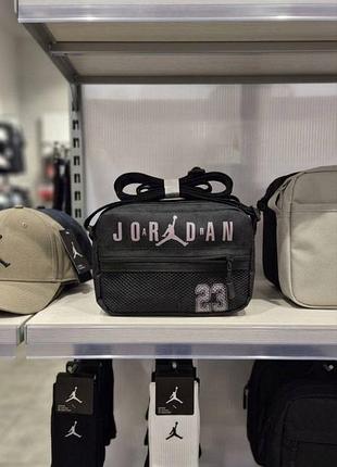 Месенджер jordan 23 жовтий / сумка джордан