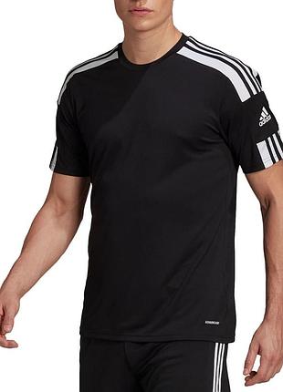 Мужская черная легкая спортивная футболка adidas адидас оригинал