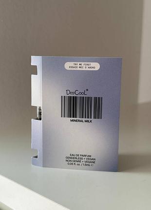 Духи парфуми dedcool mineral milk