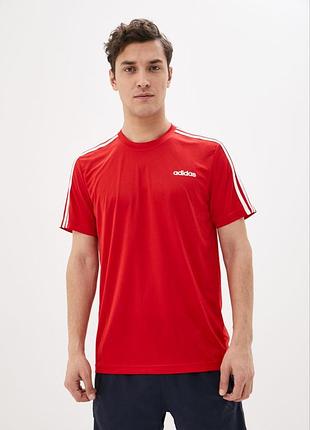 Чоловіча червона легка спортивна футболка adidas адідас оригінал