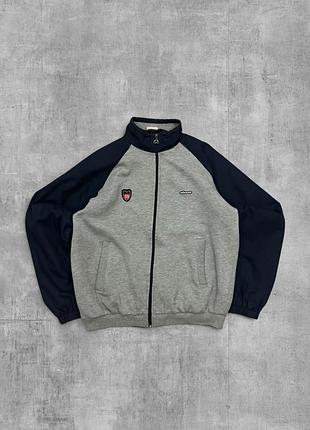 Олімпійка ellesse оригінал сіра чоловіча кофта еліс майстерка на замку зіпка