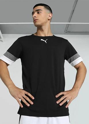 Чоловіча чорна спортивна футболка puma пума оригінал