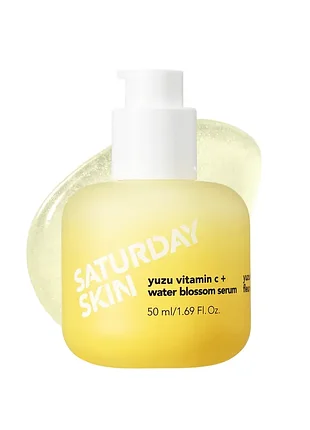 Осветляющая сыворотка saturday skin yuzu vitamin c + water blossom serum (50 мл)