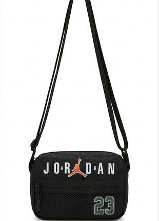 Барсетка jordan чорна / сумка джордан