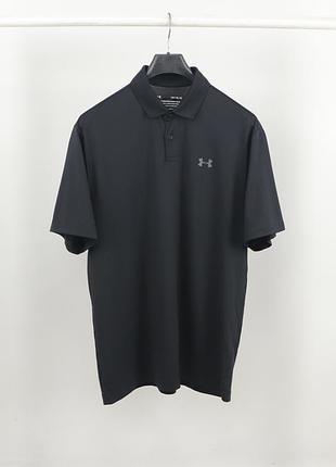 Чоловіча polo футболка under armour black