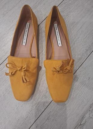 Лофери штучний замш zara