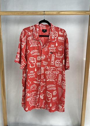 Сорочка obey flash woven ss