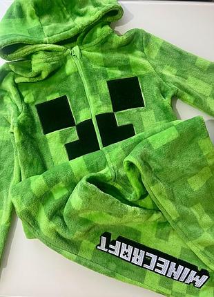 Кігурумі піжама комбінезон теплий для хлопчика primark minecraft