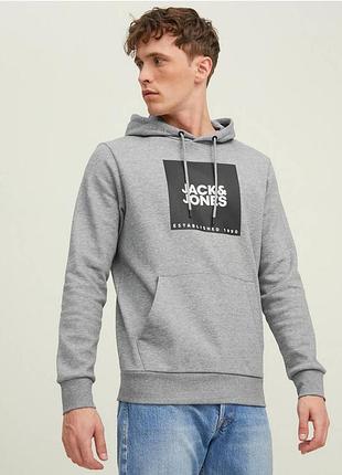 Стильное теплое худи jack & jones размер s