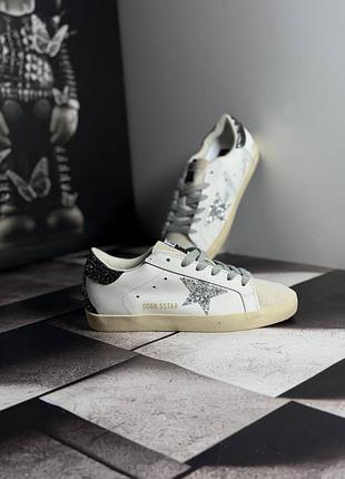Golden goose superstar silver 6