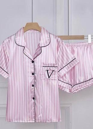 Піжама жіноча victoria’s secret атласна