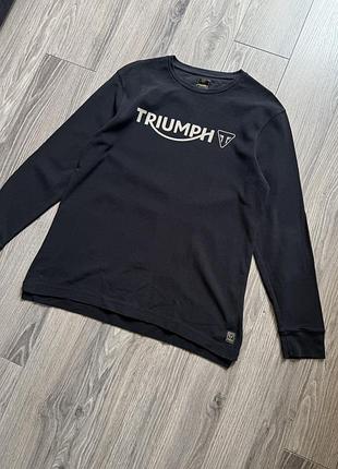 Triumph motorcycle лонгслів світшот легкий л