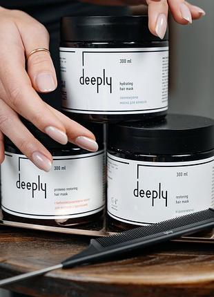 Зволожуюча маска deeply hydrating hair mask