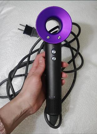 Фен дайсон мощный dyson supersonic hair dryer фиолетовый стайлер