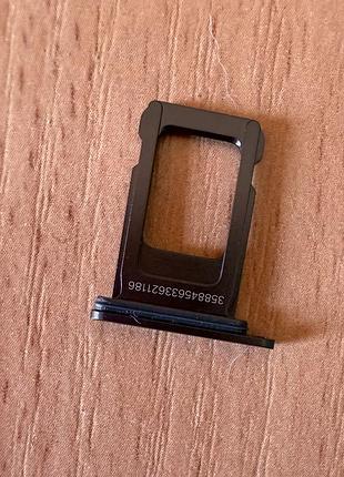 Сим лоток apple iphone 11 black