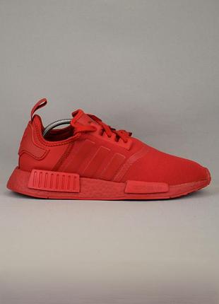 Adidas nmd r1 scarlet кроссовки мужские сетчатые текстильные повседневные красные оригинал 41-42 р/26.5 см asics hoka on clod nike