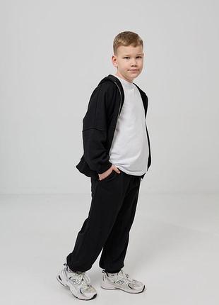 Спортивний костюм oversize для хлопчика з трьохнитки петля | 146–164