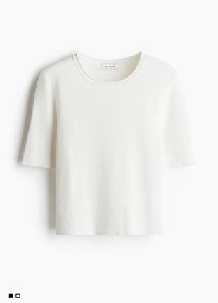 Топ h&m edition футболка коротка тренд стильна актуальна база