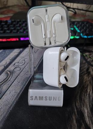 лот наушников под восстановление или запчасти (tws + проводные earpods)