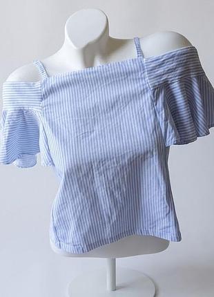 Блуза в полоску _ zara _s m