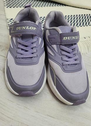Фиолетовые кроссовки на девочку 31 размер,19 см dunlop