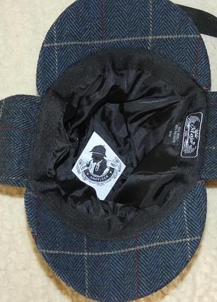 Нова кепка шерлока пагорба deerstalker major wear вовна твід s/m