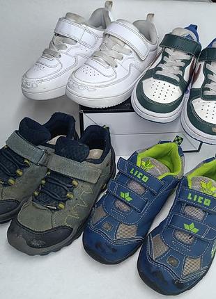 Дитячі кросівки nike, lico з мигалочками 28-29 розмір (устілка 17-18 см) лотом 4 пари для двору