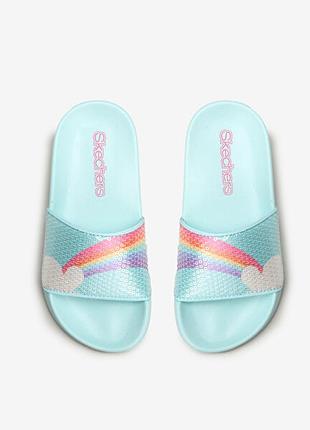 Шлепанцы skechers для девочки, размер 35
