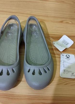 Балетки кроксы crocs kadee slingback 2