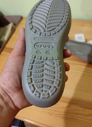 Балетки кроксы crocs kadee slingback 3
