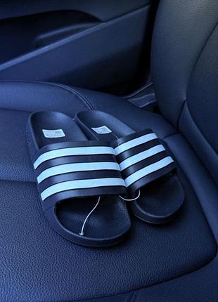 Тапки шльопанці adidas black