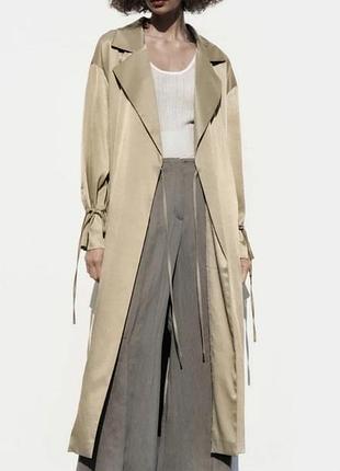 Стильная трендовая летняя накидка тренч кардиган zara