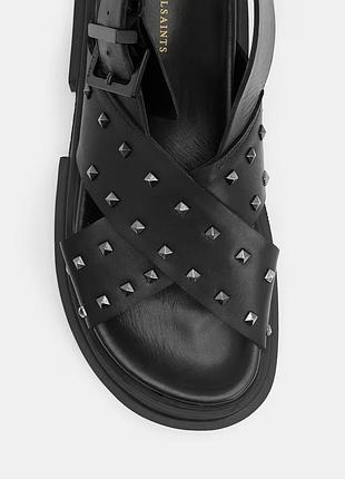 Allsaints. шкіряні босоніжки