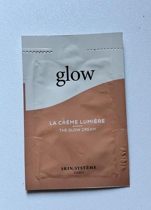 Пробник крему для сяйва обличчя skin système paris glow la crème lumière