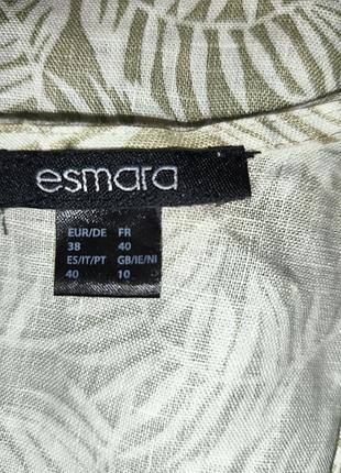 Красивое женское льняное платье esmara 8