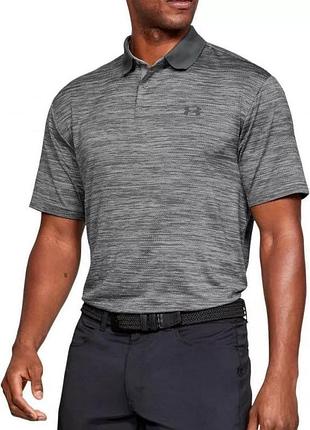 Чоловіча сіра спортивна футболка поло under armour golf performance polo оригінал андер армор
